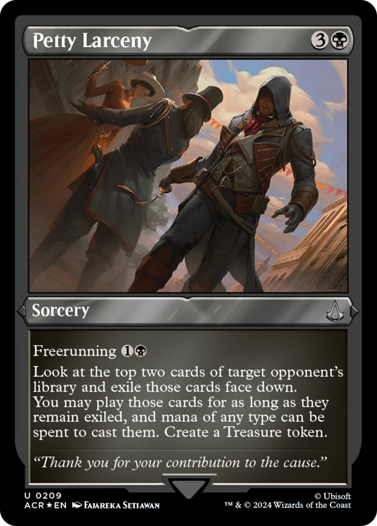 Petty Larceny (Foil Etched) [Assassin's Creed] | Good Games North