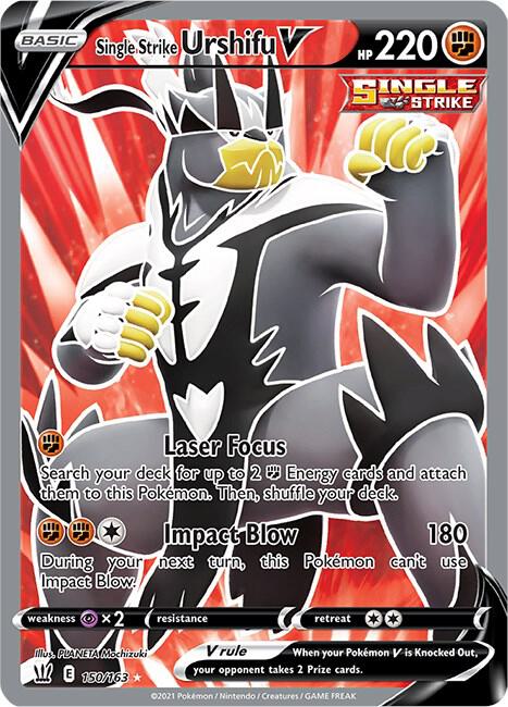 Single Strike Urshifu V 150/163 (SWSH05: Battle Styles)  - Holofoil | Good Games North