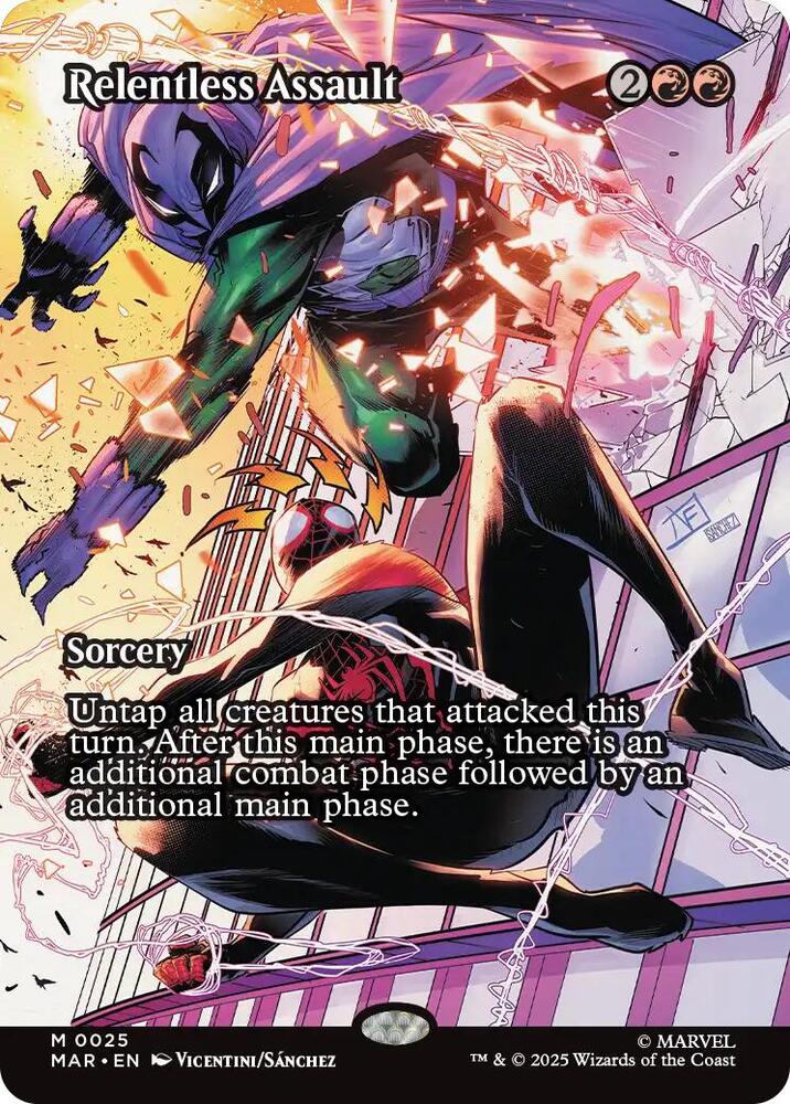 Relentless Assault 25 (Marvel Universe Eternal-Legal)  - Borderless | Good Games North