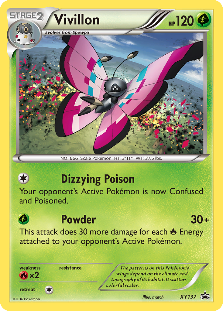 Vivillon (XY137) [XY: Black Star Promos] | Good Games North