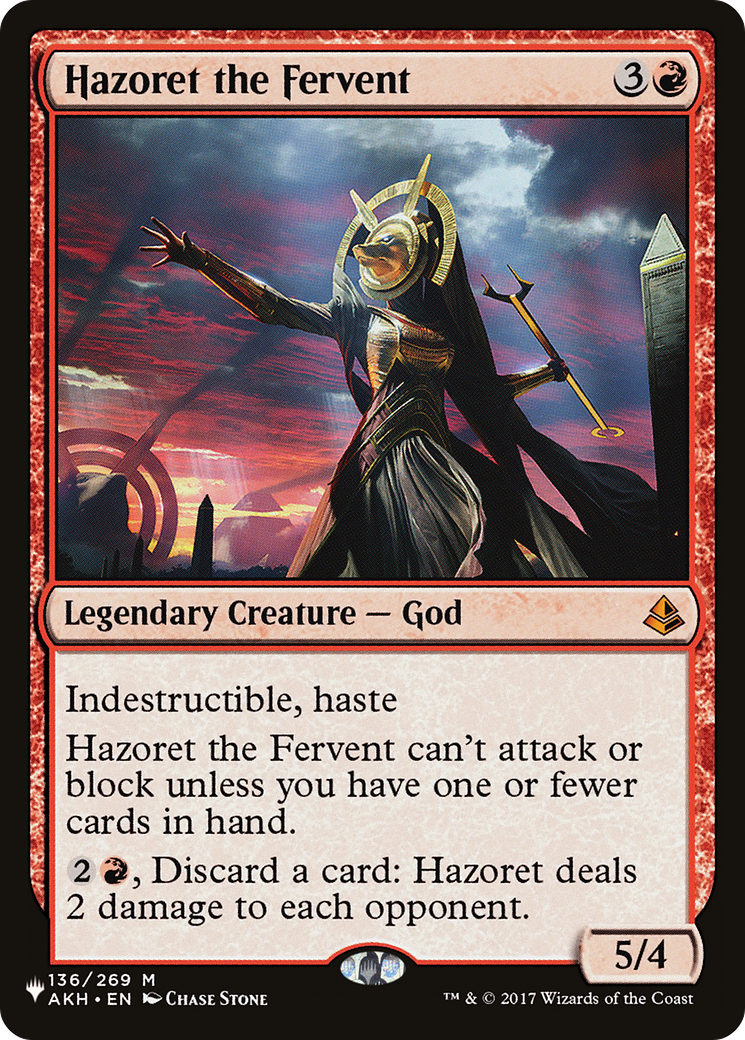 Hazoret the Fervent [The List] | Good Games North