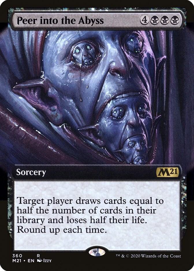 Peer Into the Abyss Extended Art (Core Set 2021)  | Good Games North