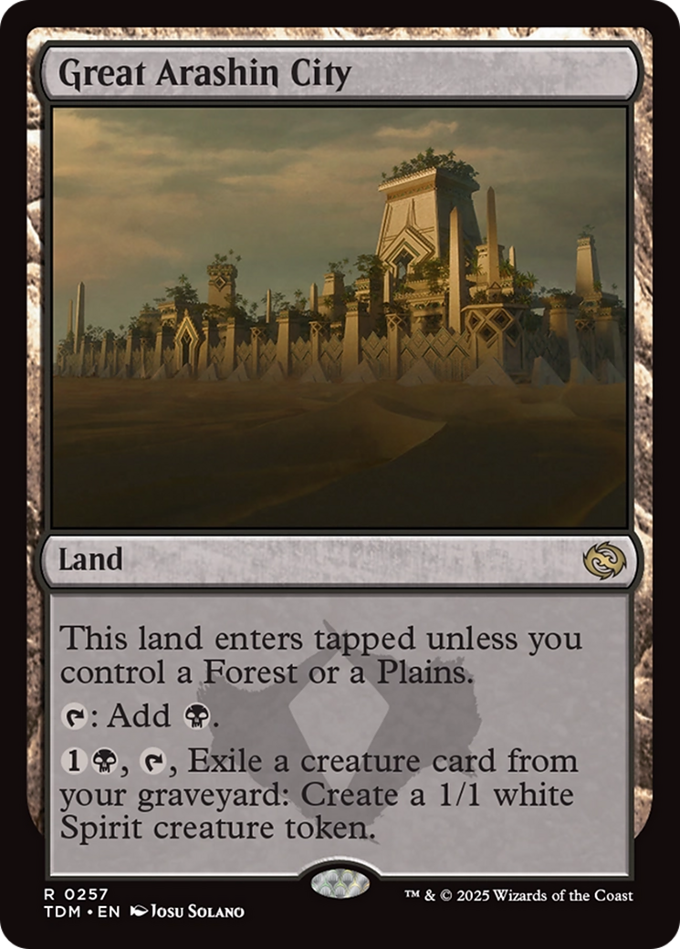 Great Arashin City [Tarkir: Dragonstorm] | Good Games North
