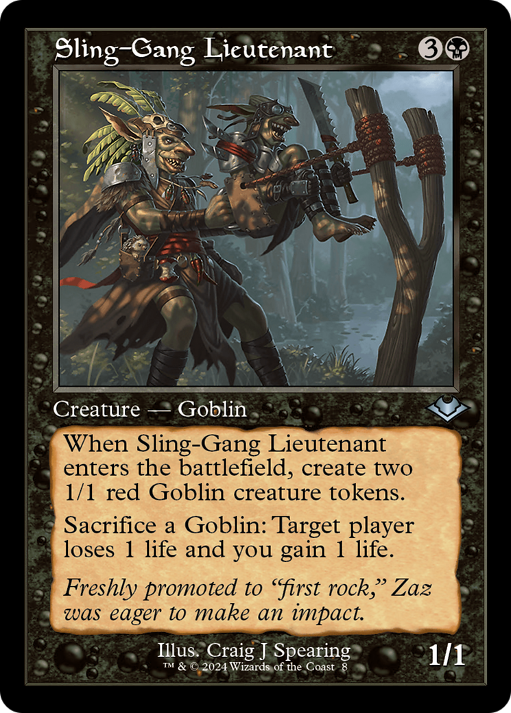 Sling-Gang Lieutenant (Retro) [Modern Horizons] | Good Games North