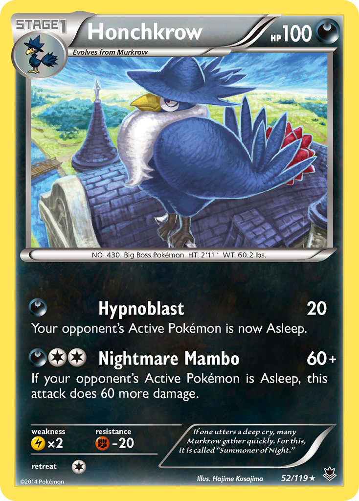 Honchkrow (52/119) [XY: Phantom Forces] | Good Games North