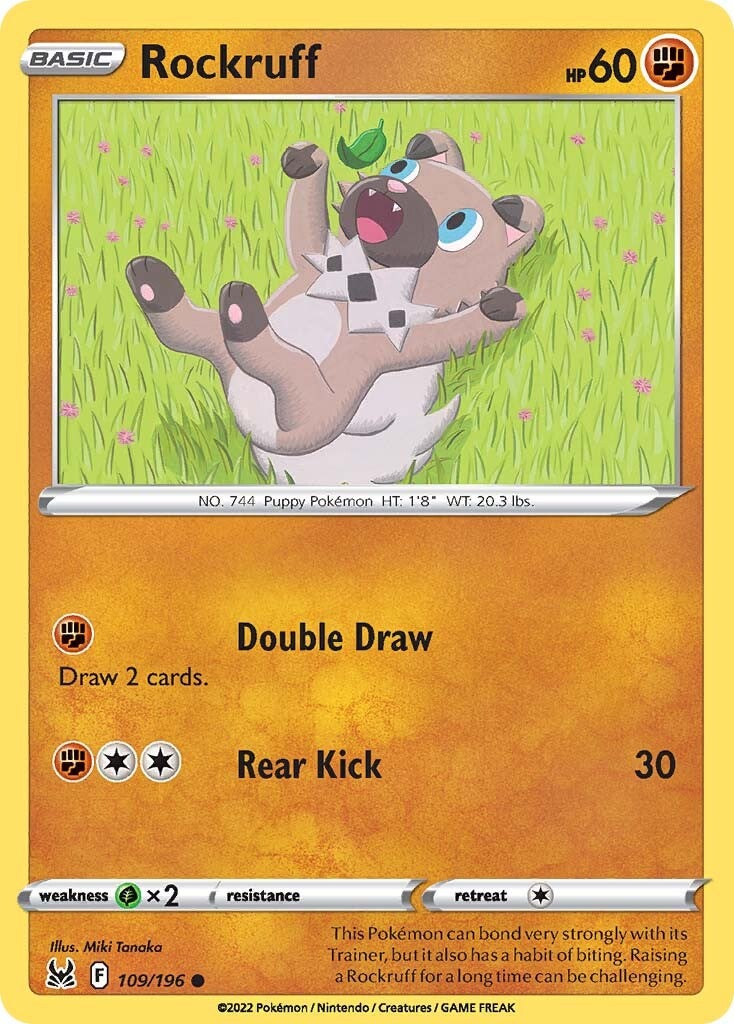 Rockruff (109/196) [Sword & Shield: Lost Origin] | Good Games North