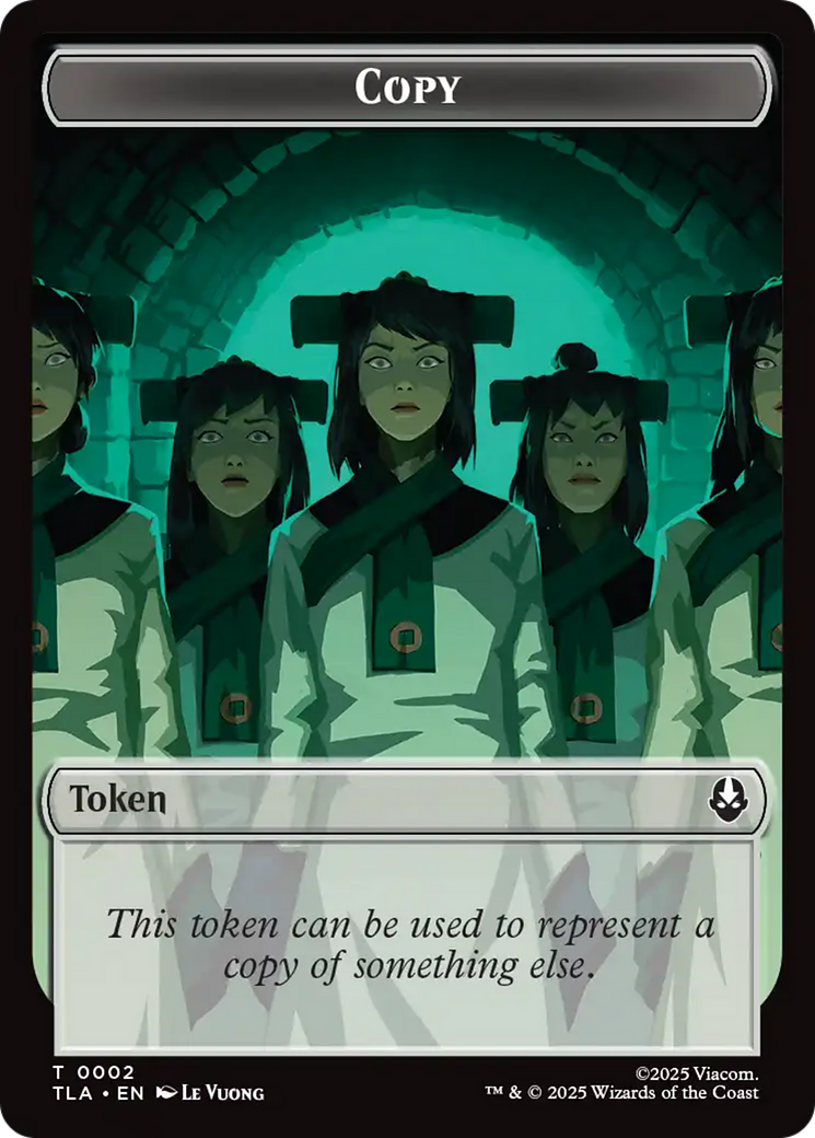 Copy (0002) // Soldier (0011) Double-Sided Token [Avatar: The Last Airbender Tokens] | Good Games North