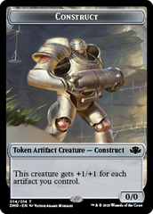 Zombie // Construct Double-Sided Token [Dominaria Remastered Tokens] | Good Games North