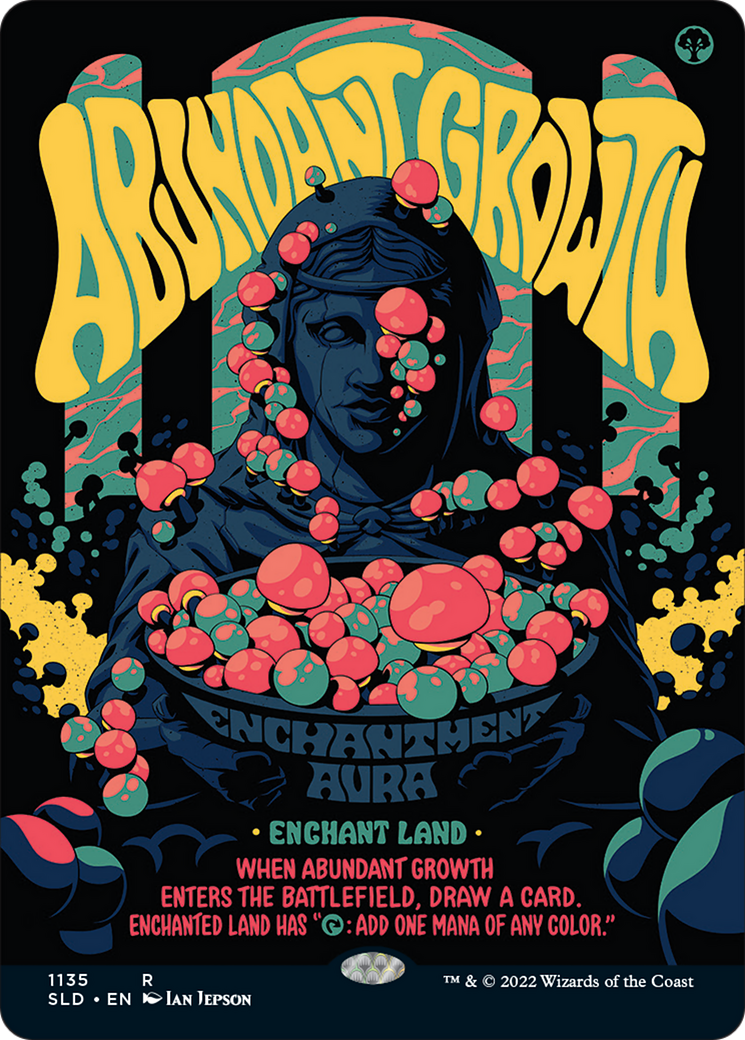 Abundant Growth (Borderless) [Secret Lair Drop Series] | Good Games North