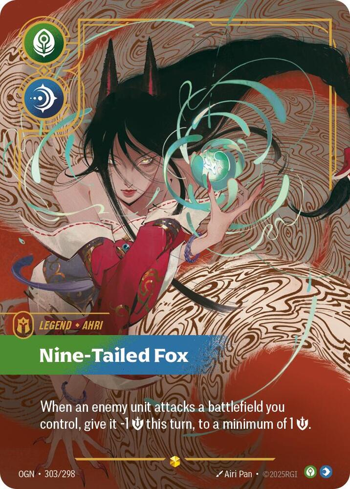 Ahri - Nine Tailed Fox 303/298 (Origins)  - Foil | Good Games North