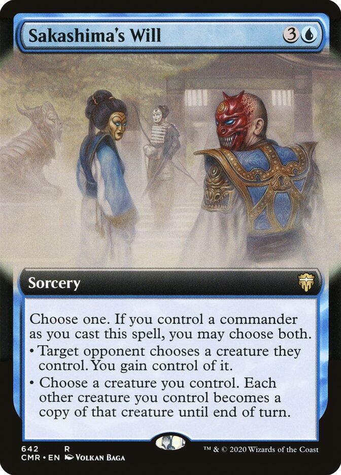 Sakashima's Will 642 (Commander Legends)  - Extended Art | Good Games North