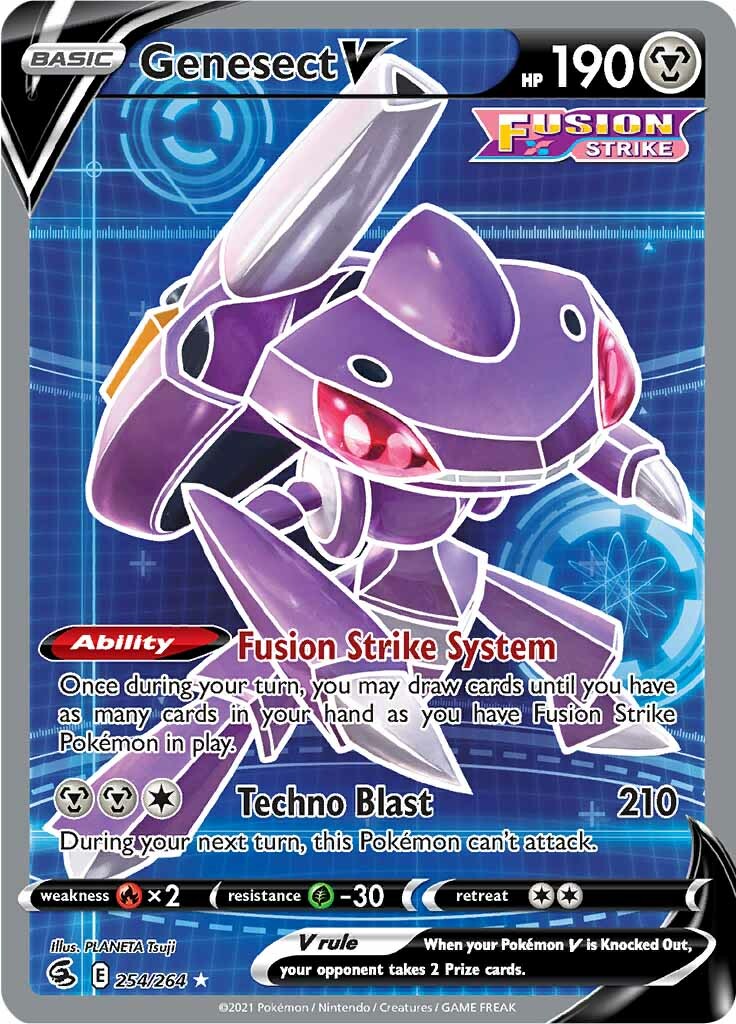 Genesect V (254/264) [Sword & Shield: Fusion Strike] | Good Games North