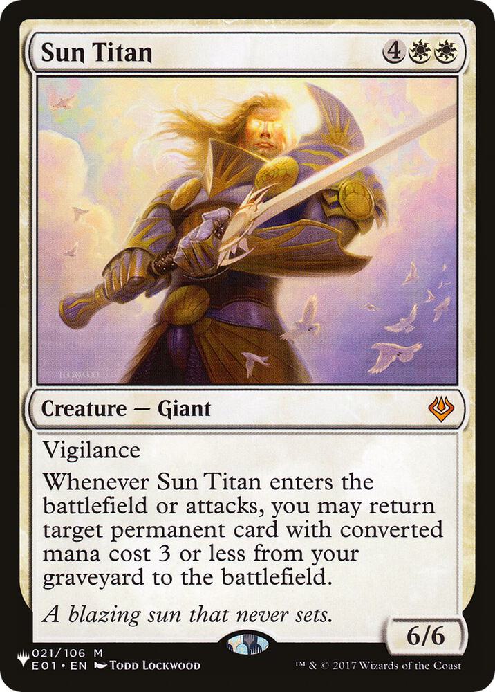 Sun Titan E01 (The List Reprints)  | Good Games North