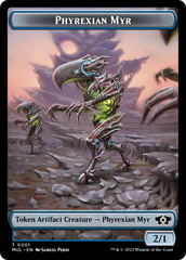 Phyrexian Myr // Knight Double-Sided Token [March of the Machine Tokens] | Good Games North