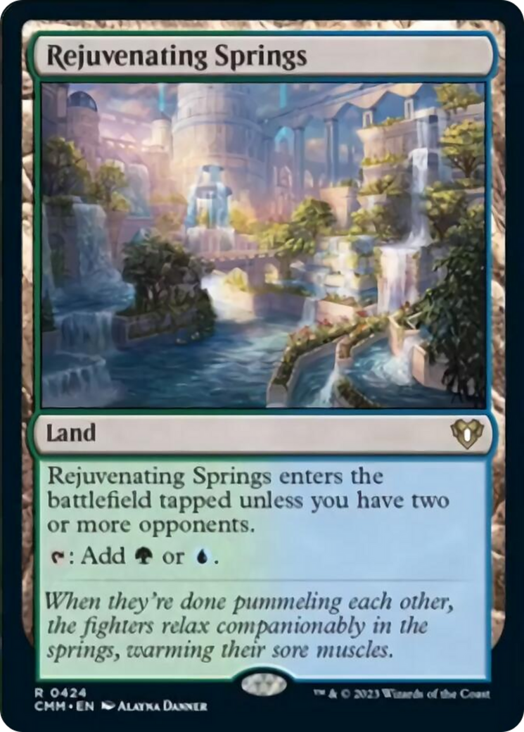 Rejuvenating Springs [Commander Masters] | Good Games North