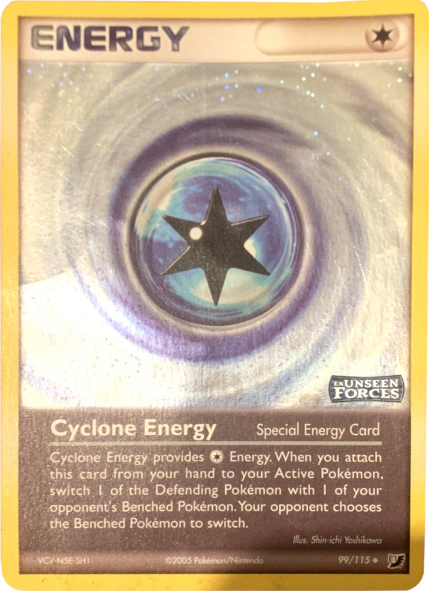 Cyclone Energy (99/115) (Stamped) [EX: Unseen Forces] | Good Games North