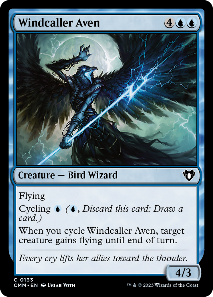 Windcaller Aven [Commander Masters] | Good Games North