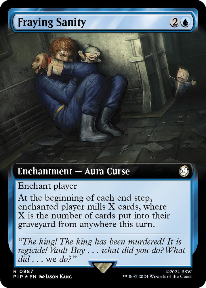 Fraying Sanity 987/326 (Universes Beyond: Fallout)  - Extended Art Surge Foil | Good Games North