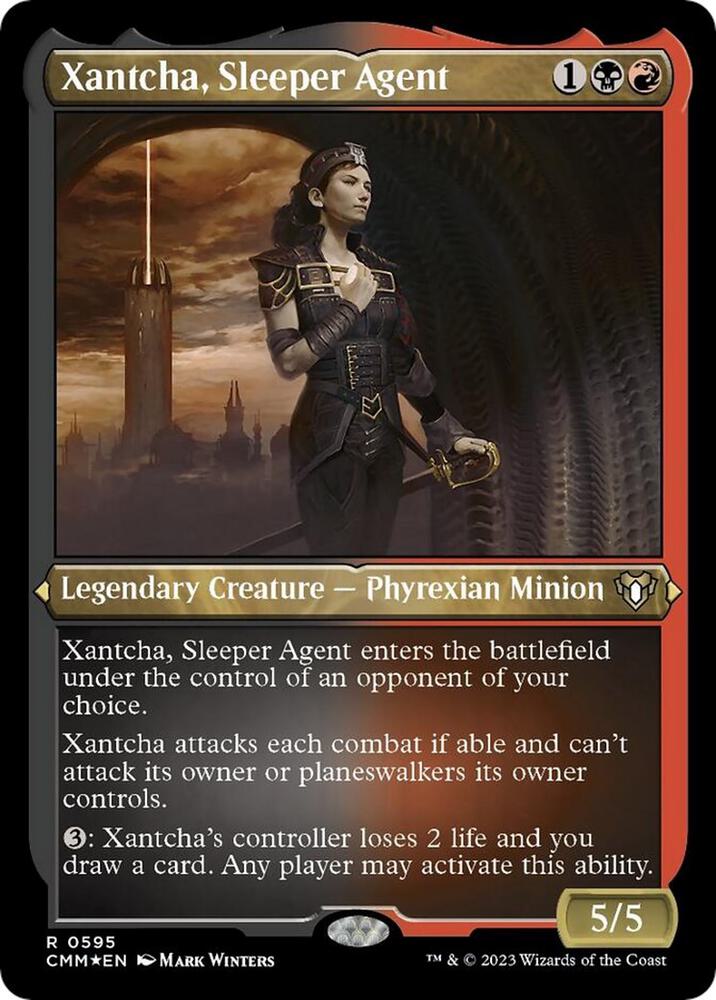 Xantcha Sleeper Agent Foil Etched (Commander Masters)  - Foil | Good Games North