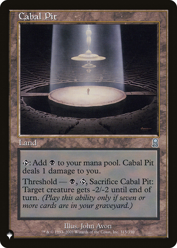 Cabal Pit [The List] | Good Games North