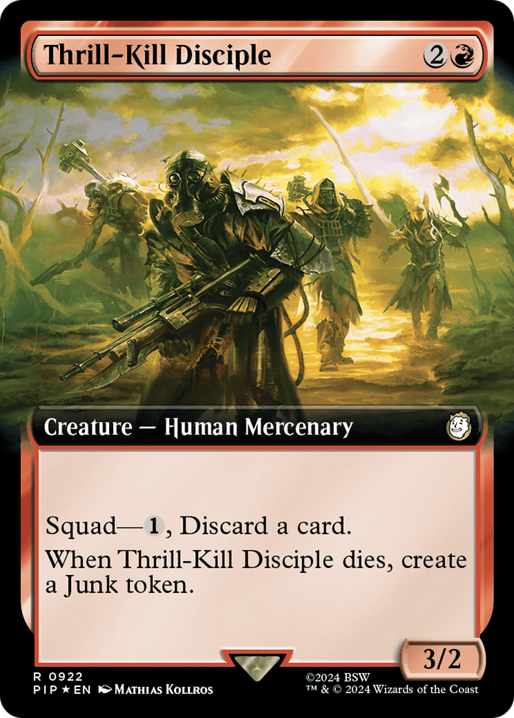 Thrill-Kill Disciple (Extended Art) (Surge Foil) [Fallout] | Good Games North
