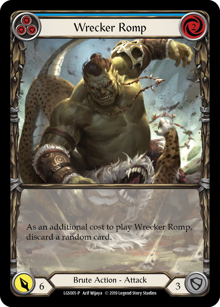 Wrecker Romp (Blue) [LGS005-P] (Promo)  1st Edition Normal | Good Games North