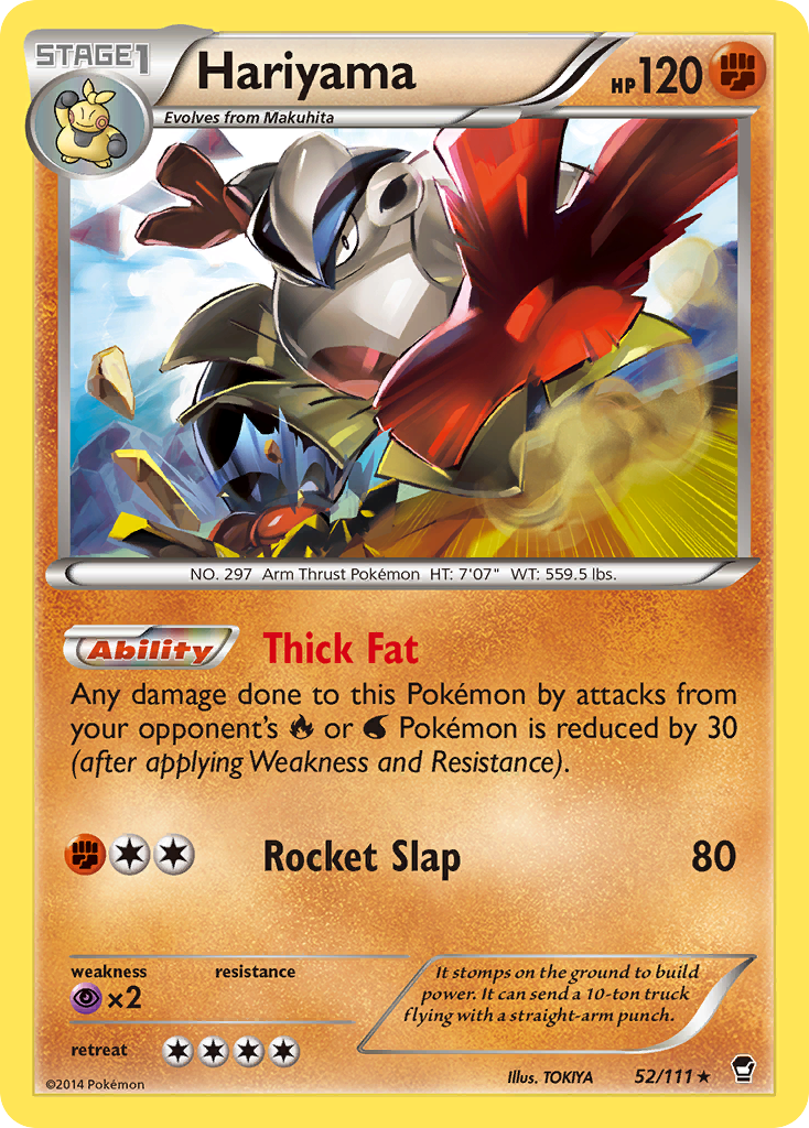 Hariyama (52/111) [XY: Furious Fists] | Good Games North