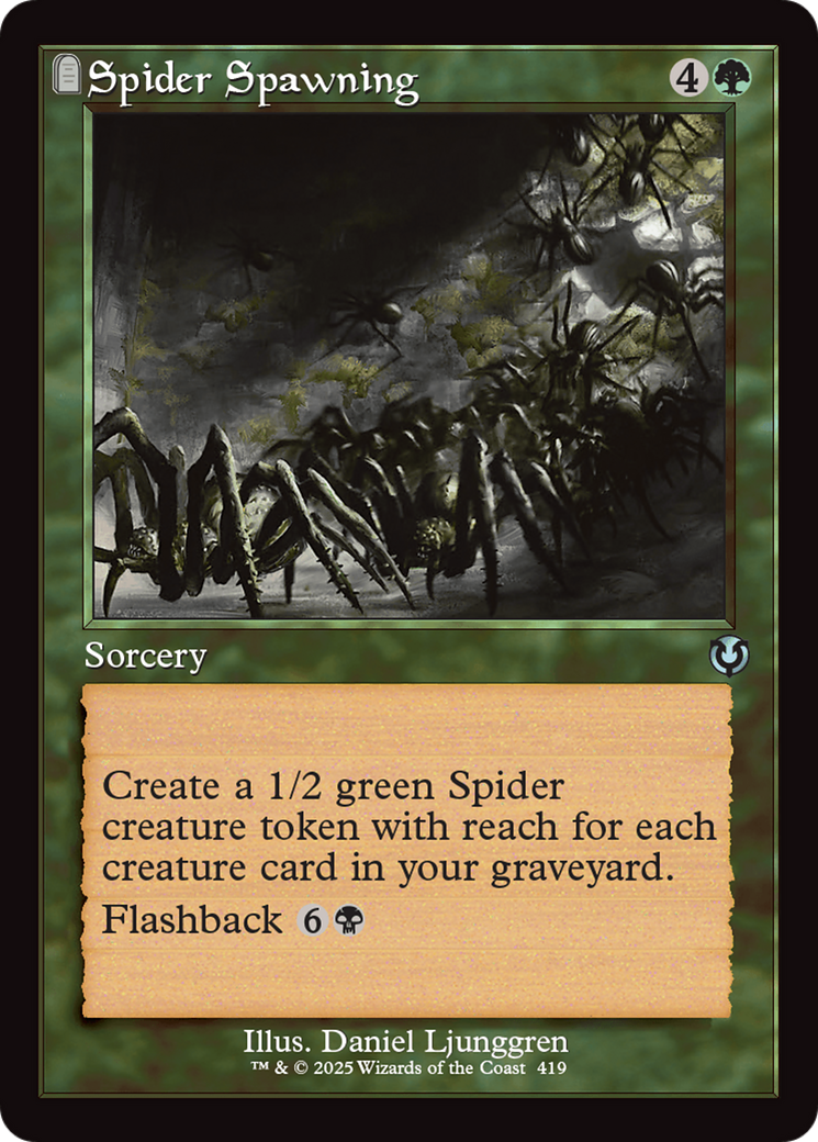 Spider Spawning (Retro Frame) [Innistrad Remastered] | Good Games North