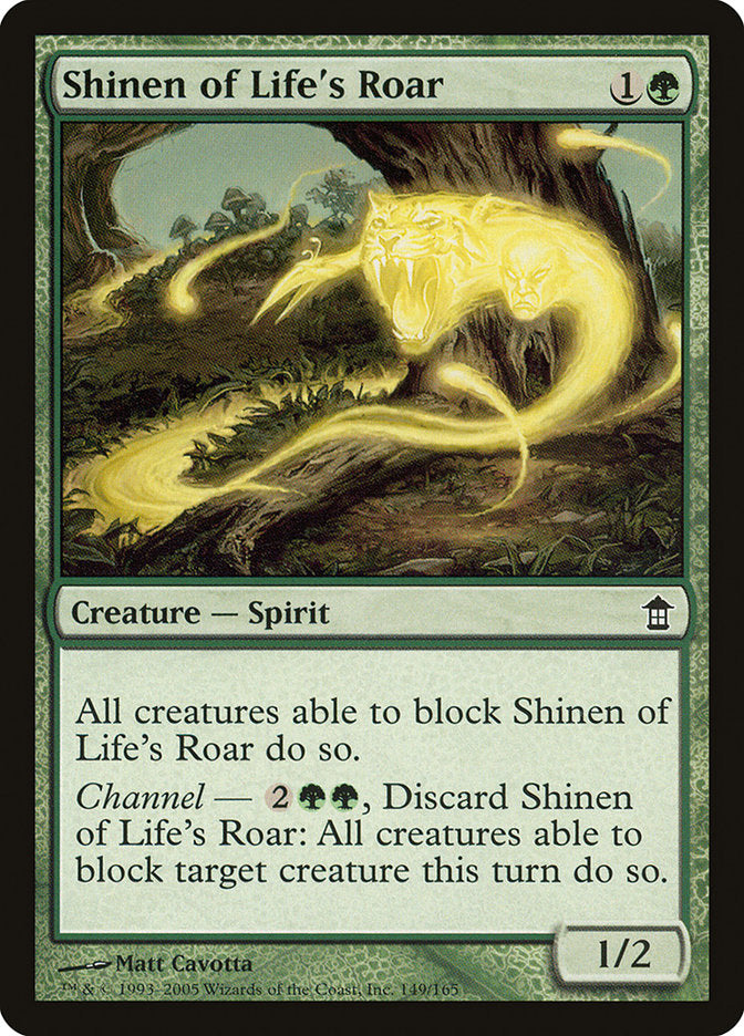 Shinen of Life's Roar [Saviors of Kamigawa] | Good Games North
