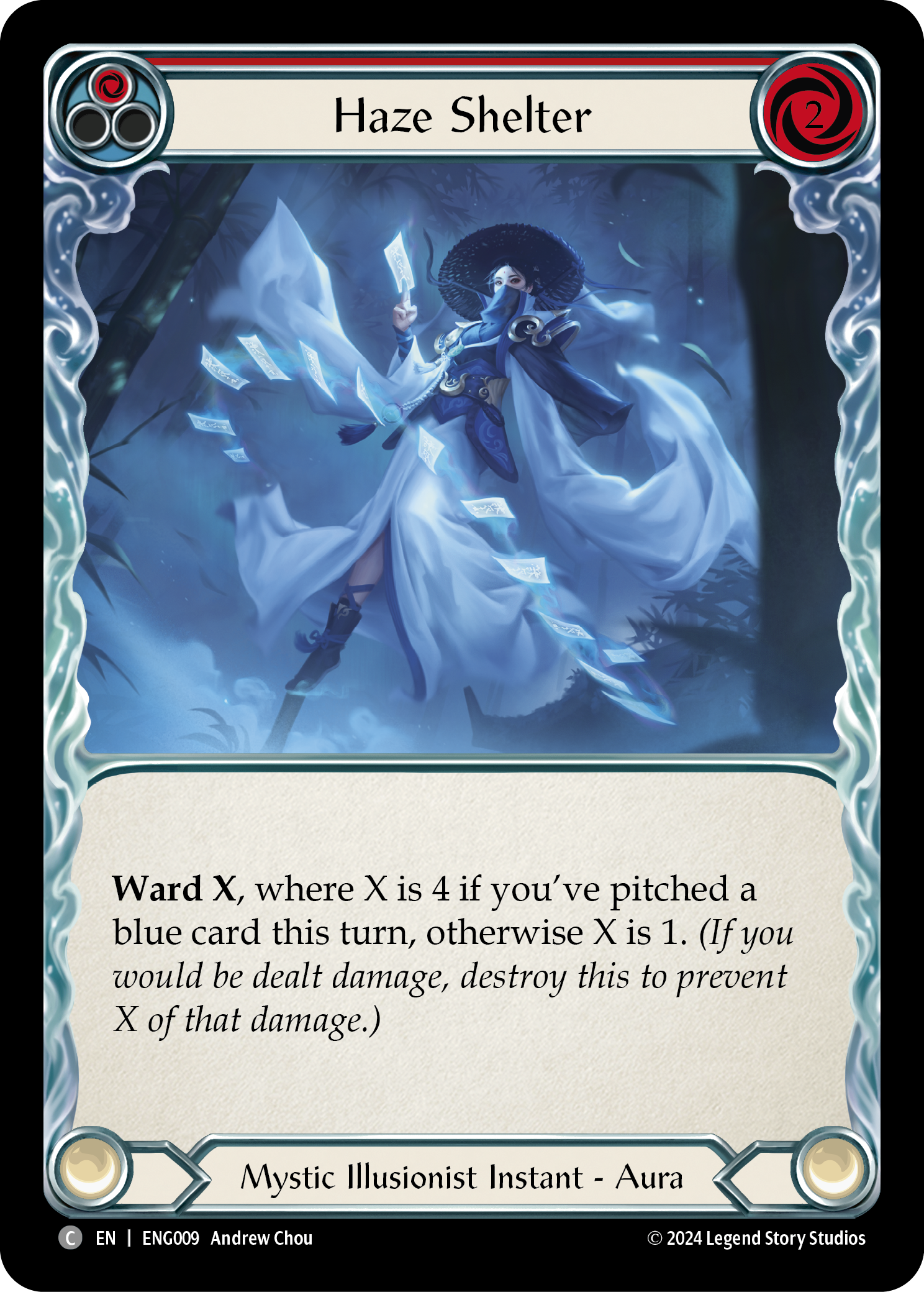 Haze Shelter [ENG009] (Part the Mistveil Enigma Blitz Deck) | Good Games North
