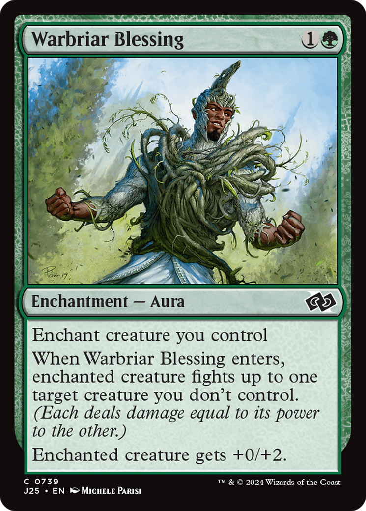 Warbriar Blessing [Foundations Jumpstart] | Good Games North