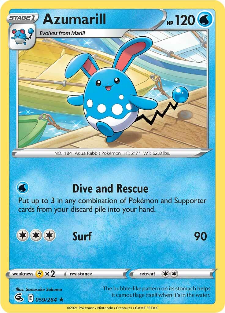 Azumarill (059/264) [Sword & Shield: Fusion Strike] | Good Games North