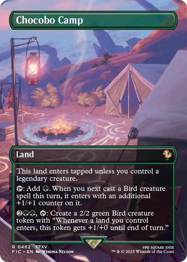 Chocobo Camp (Borderless) [FINAL FANTASY Commander] | Good Games North