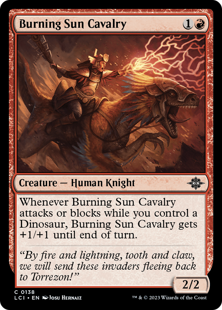 Burning Sun Cavalry [The Lost Caverns of Ixalan] | Good Games North