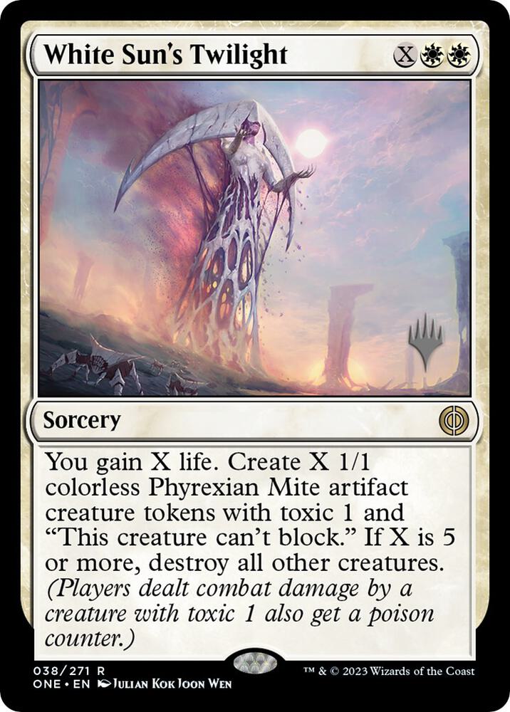 White Suns Twilight (Promo Pack: Phyrexia: All Will Be One)  - Foil | Good Games North