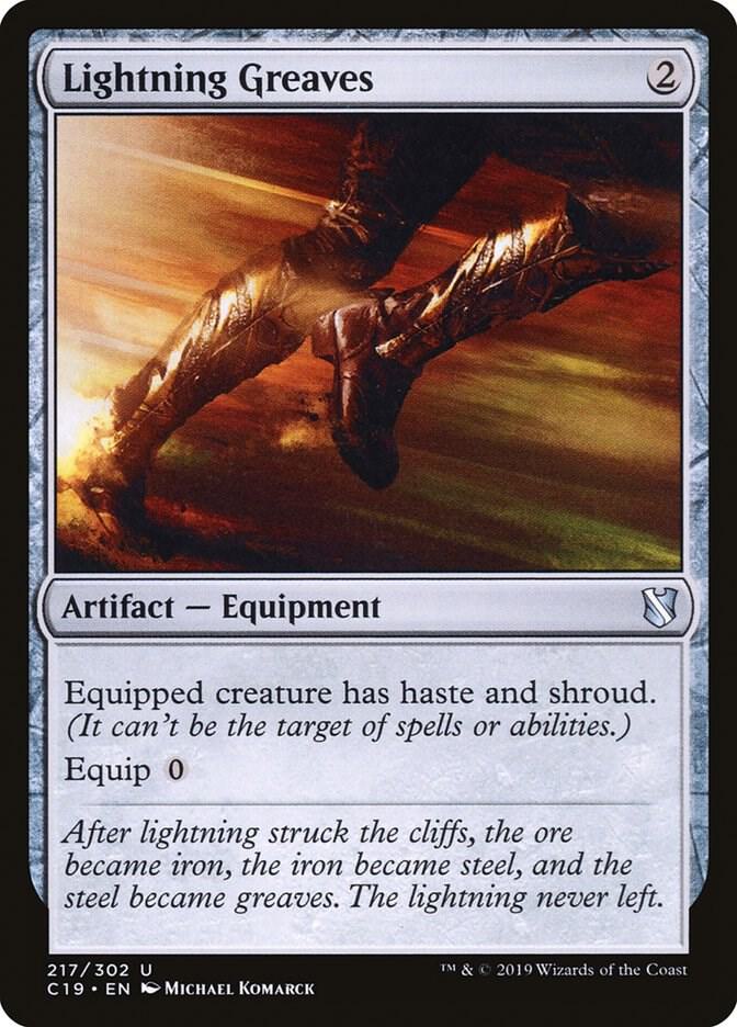 Lightning Greaves 217/302 (Commander 2019)  | Good Games North