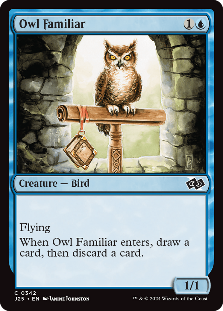 Owl Familiar [Foundations Jumpstart] | Good Games North