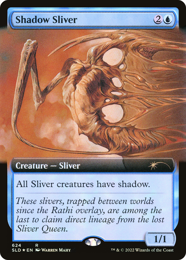 Shadow Sliver (Extended Art) [Secret Lair Drop Promos] | Good Games North