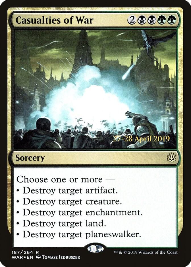 Casualties of War (Prerelease Cards)  - Foil | Good Games North