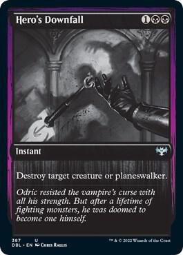 Heros Downfall (Innistrad: Double Feature)  - Foil | Good Games North