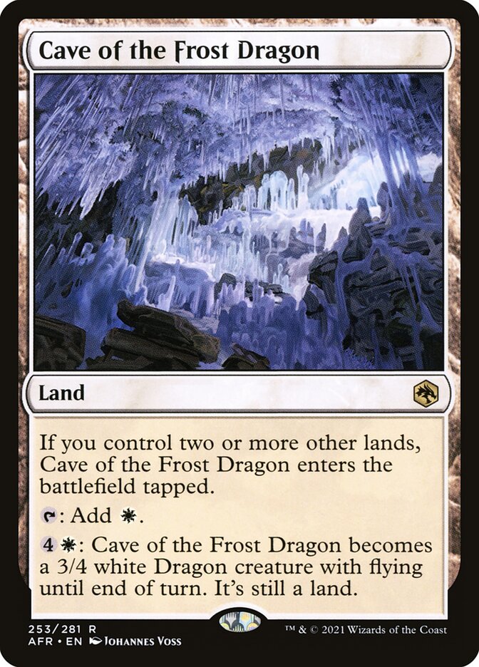 Cave of the Frost Dragon (Adventures in the Forgotten Realms)  - Foil | Good Games North