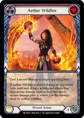 Aether Wildfire [EVR123] (Everfest)  1st Edition Extended Art Rainbow Foil | Good Games North