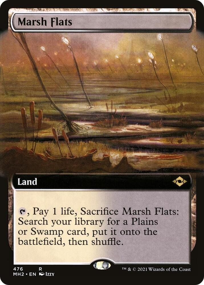 Marsh Flats Extended Art (Modern Horizons 2)  - Foil | Good Games North