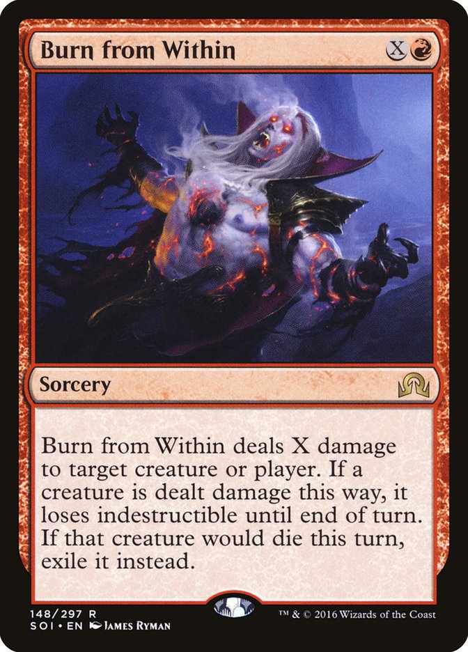 Burn from Within 148/297 (Shadows over Innistrad)  | Good Games North