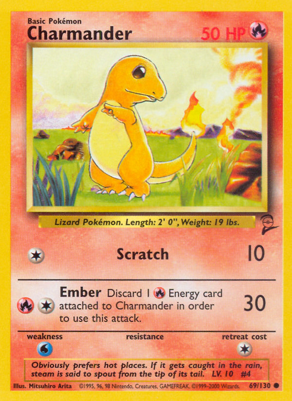 Charmander (69/130) [Base Set 2] | Good Games North