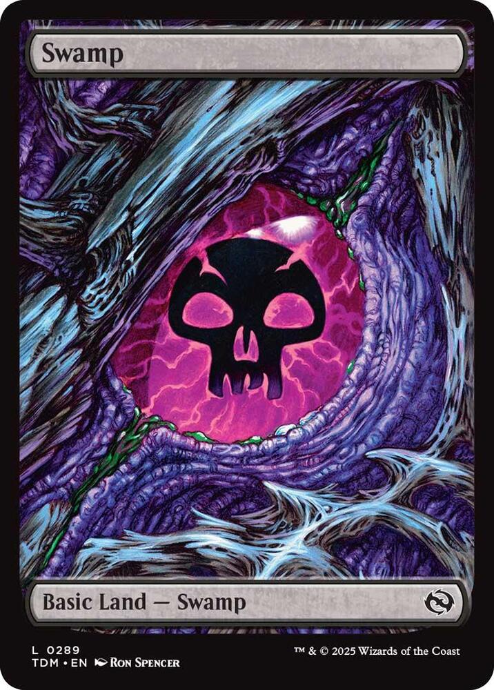 Swamp 289/291 (Tarkir: Dragonstorm)  - Foil | Good Games North