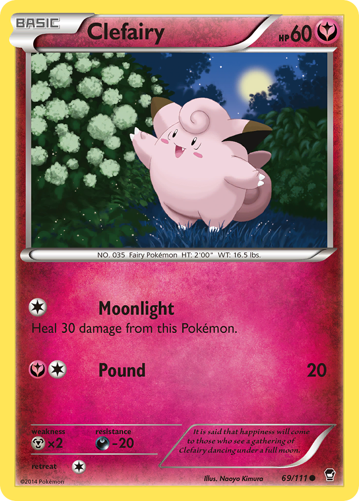 Clefairy (69/111) [XY: Furious Fists] | Good Games North
