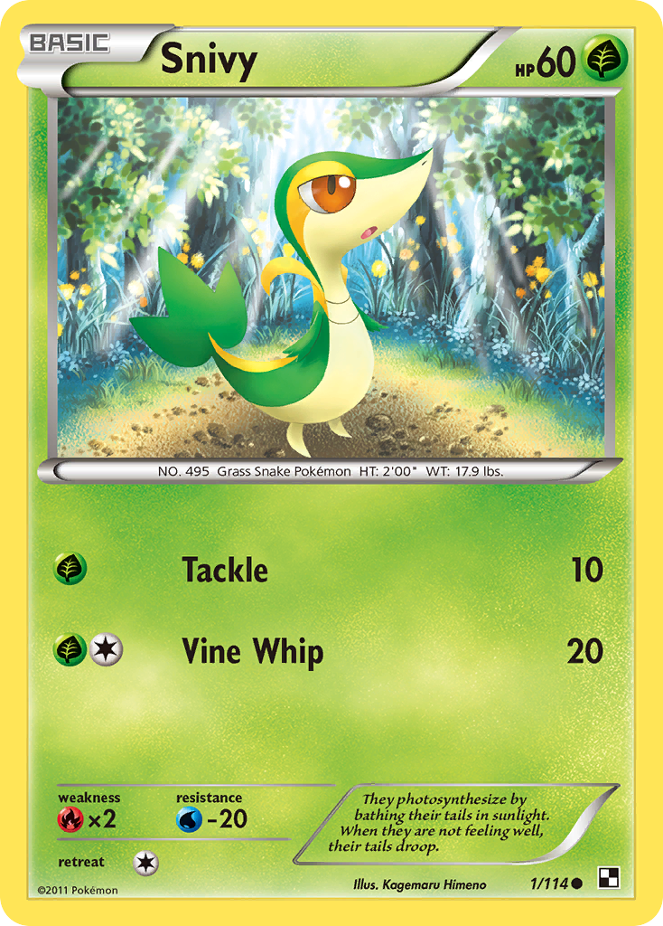 Snivy (1/114) [Black & White: Base Set] | Good Games North
