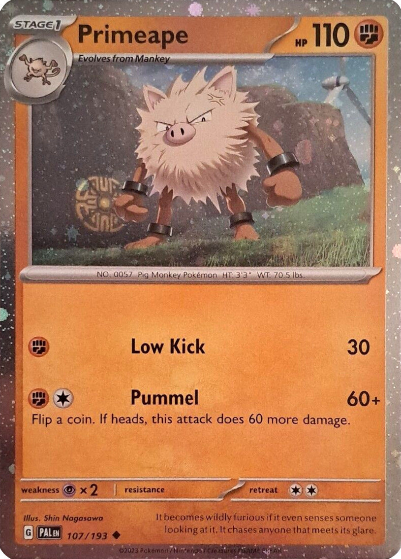 Primeape (107/193) (Cosmos Holo) [Scarlet & Violet: Paldea Evolved] | Good Games North