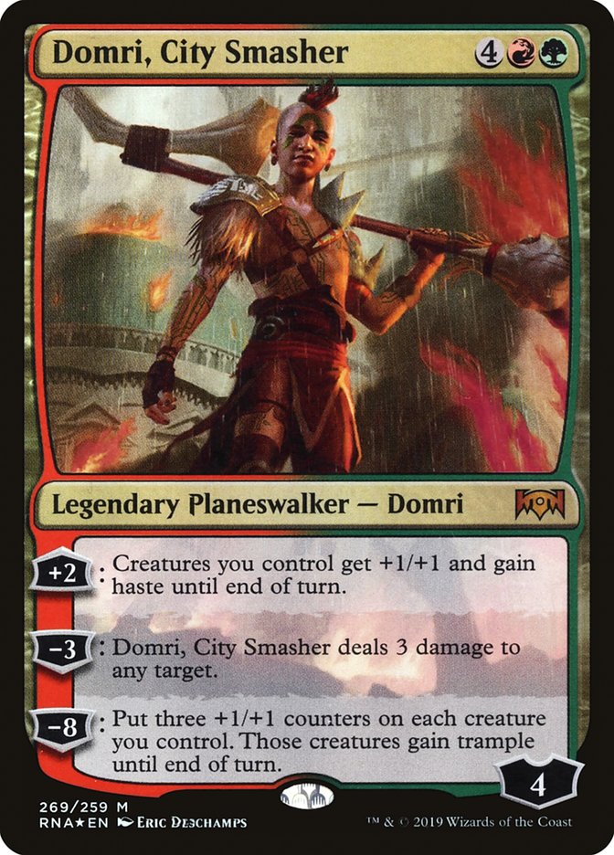 Domri, City Smasher (Ravnica Allegiance)  - Foil | Good Games North
